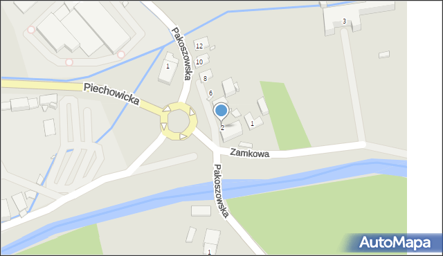 Piechowice, Pakoszowska, 2, mapa Piechowice