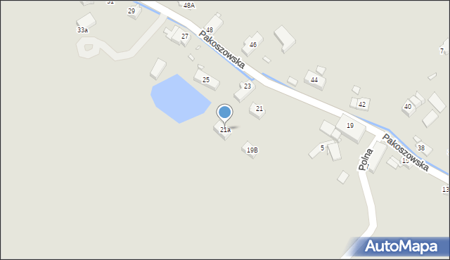 Piechowice, Pakoszowska, 21a, mapa Piechowice