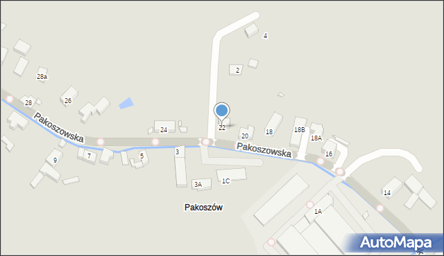 Piechowice, Pakoszowska, 22, mapa Piechowice