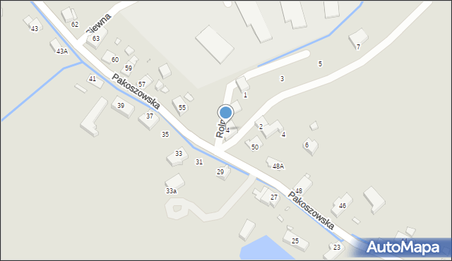 Piechowice, Pakoszowska, 54, mapa Piechowice