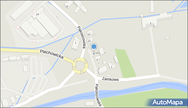 Piechowice, Pakoszowska, 6, mapa Piechowice