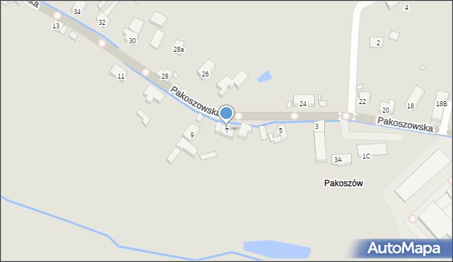 Piechowice, Pakoszowska, 7, mapa Piechowice