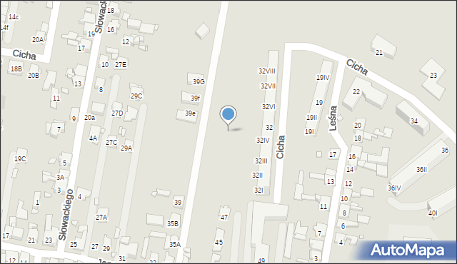 Piekary Śląskie, Papieża Jana Pawła II, 41na, mapa Piekary Śląskie