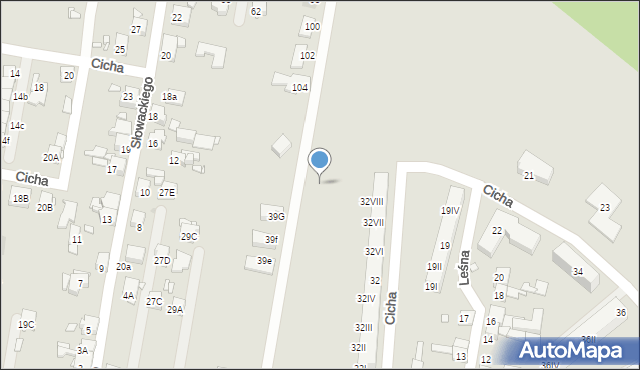 Piekary Śląskie, Papieża Jana Pawła II, 41u, mapa Piekary Śląskie