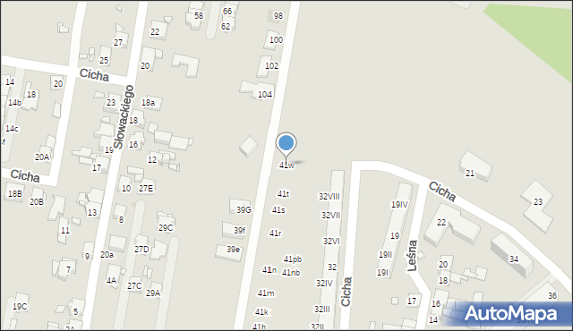 Piekary Śląskie, Papieża Jana Pawła II, 41w, mapa Piekary Śląskie