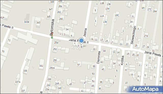 Piekary Śląskie, Papieża Jana Pawła II, 6, mapa Piekary Śląskie