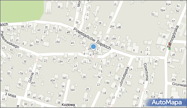 Piekary Śląskie, Paderewskiego Ignacego Jana, 2, mapa Piekary Śląskie