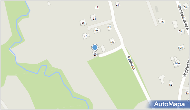 Pilzno, Pawlusa Zygmunta, 25, mapa Pilzno