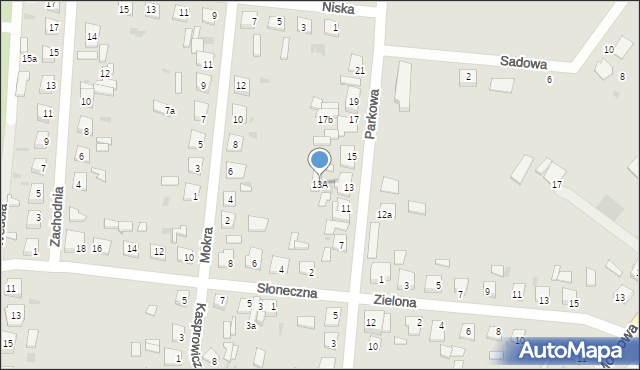 Piotrków Kujawski, Parkowa, 13A, mapa Piotrków Kujawski