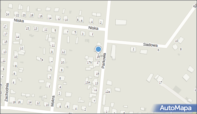 Piotrków Kujawski, Parkowa, 19, mapa Piotrków Kujawski