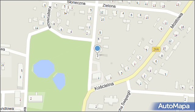 Piotrków Kujawski, Parkowa, 2, mapa Piotrków Kujawski