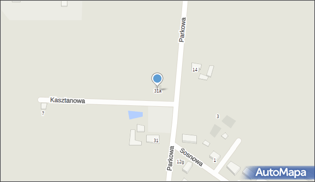 Piotrków Kujawski, Parkowa, 31a, mapa Piotrków Kujawski