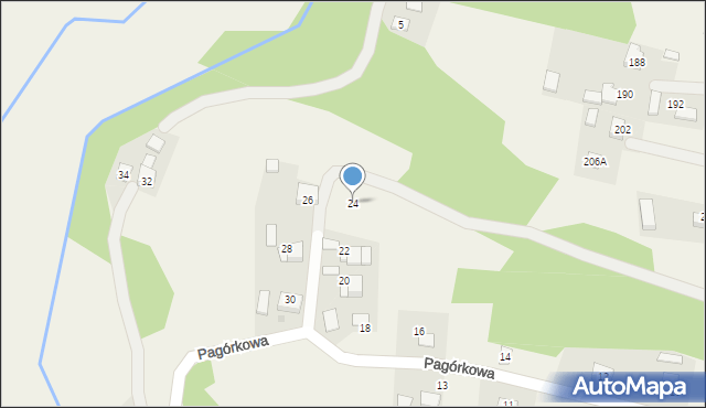 Piotrowice, Pagórkowa, 24, mapa Piotrowice