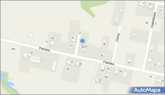 Pisarzowice, Pańska, 29, mapa Pisarzowice