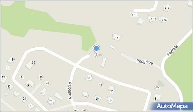 Płock, Parcele, 11, mapa Płock