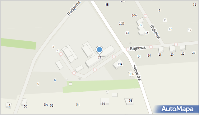 Płoty, Paderewskiego Ignacego Jana, 13, mapa Płoty