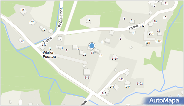 Porąbka, Parkowa, 13, mapa Porąbka