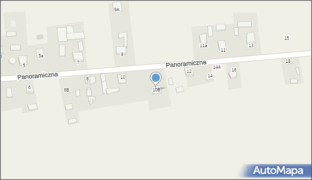 Promnik, Panoramiczna, 10B, mapa Promnik