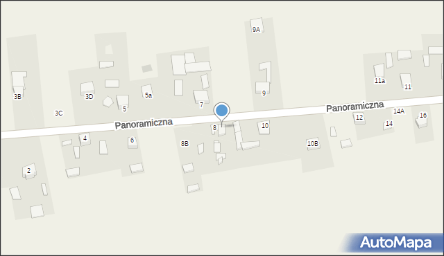 Promnik, Panoramiczna, 8A, mapa Promnik