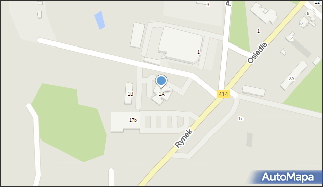 Prószków, Parkowa, 1A, mapa Prószków