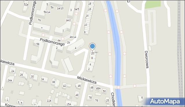 Pruszcz Gdański, Pana Tadeusza, 10, mapa Pruszcz Gdański