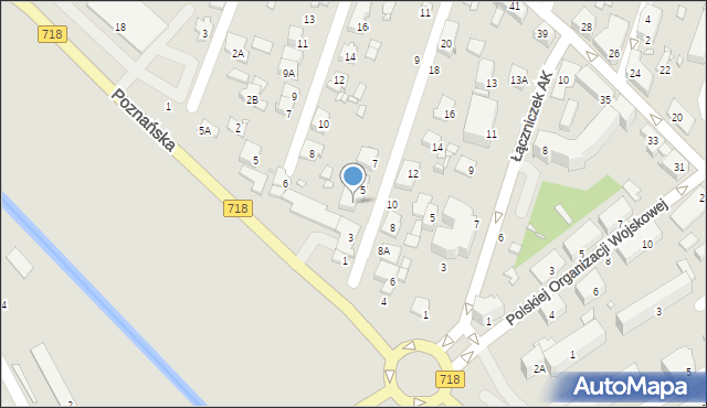 Pruszków, Pańska, 5/1, mapa Pruszków