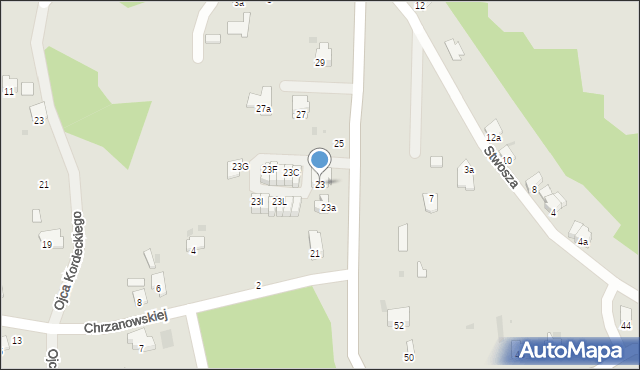 Przemyśl, Paderewskiego Ignacego Jana, 23, mapa Przemyśla