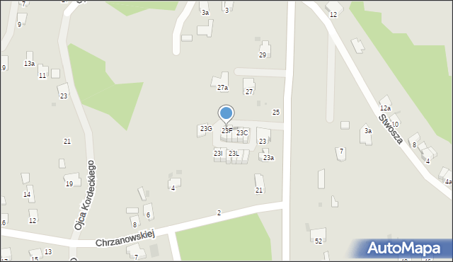 Przemyśl, Paderewskiego Ignacego Jana, 23F, mapa Przemyśla