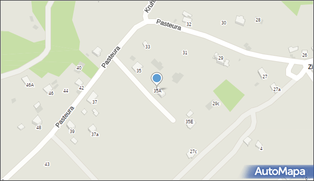 Przemyśl, Pasteura Ludwika, 35A, mapa Przemyśla