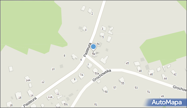 Przemyśl, Pasteura Ludwika, 5a, mapa Przemyśla