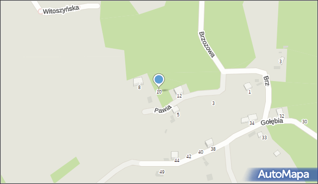 Przemyśl, Pawia, 10, mapa Przemyśla