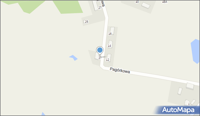 Przyjaźń, Pagórkowa, 17, mapa Przyjaźń