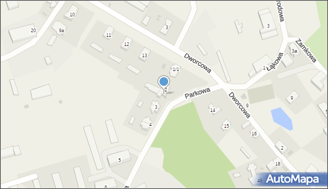 Przytoczna, Parkowa, 2/2, mapa Przytoczna