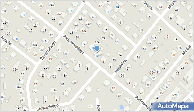 Puck, Paderewskiego Ignacego Jana, 10, mapa Puck