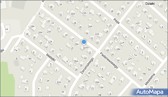 Puck, Paderewskiego Ignacego Jana, 13, mapa Puck