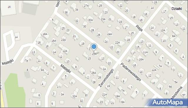 Puck, Paderewskiego Ignacego Jana, 15A, mapa Puck