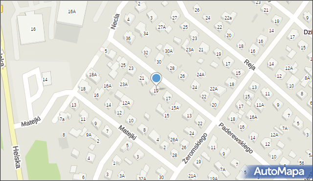 Puck, Paderewskiego Ignacego Jana, 19, mapa Puck