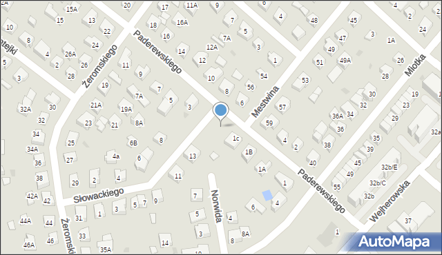 Puck, Paderewskiego Ignacego Jana, 1d, mapa Puck