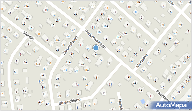 Puck, Paderewskiego Ignacego Jana, 7, mapa Puck