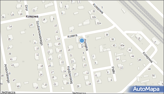 Puławy, Pasiaka Jana, 4, mapa Puław