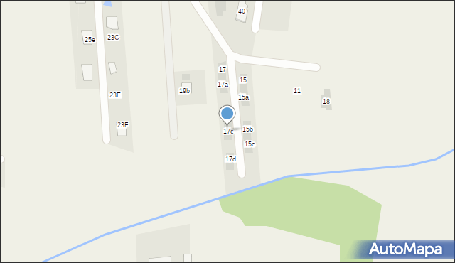 Rąbień AB, Pawia, 17c, mapa Rąbień AB