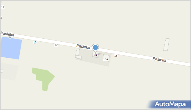 Radoszewice, Pasieka, 14, mapa Radoszewice