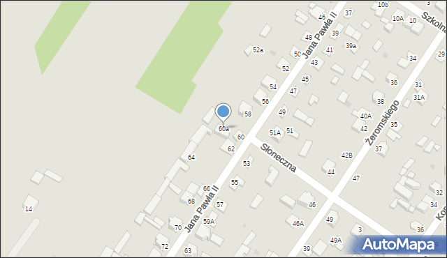 Radoszyce, Papieża Jana Pawła II, 60a, mapa Radoszyce