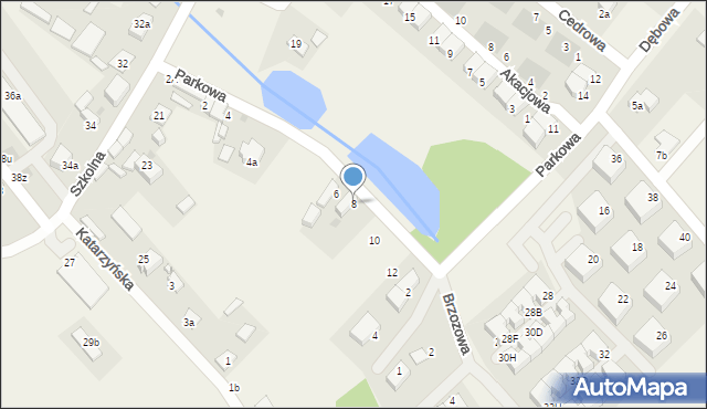 Radwanice, Parkowa, 8, mapa Radwanice