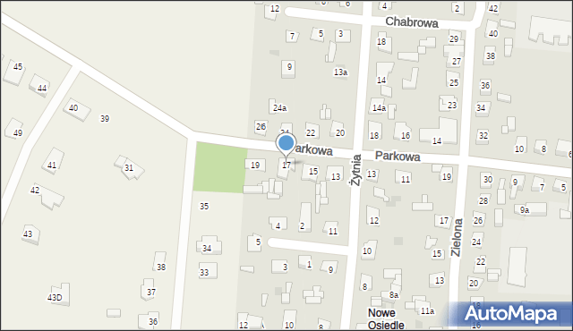 Radziejów, Parkowa, 17, mapa Radziejów