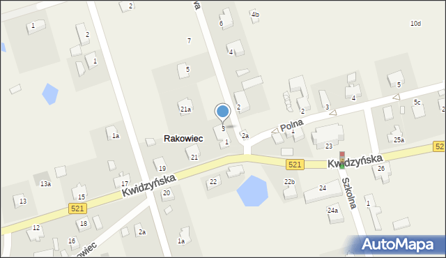 Rakowiec, Parkowa, 3, mapa Rakowiec