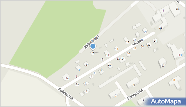 Rejowiec, Parkowa, 7, mapa Rejowiec