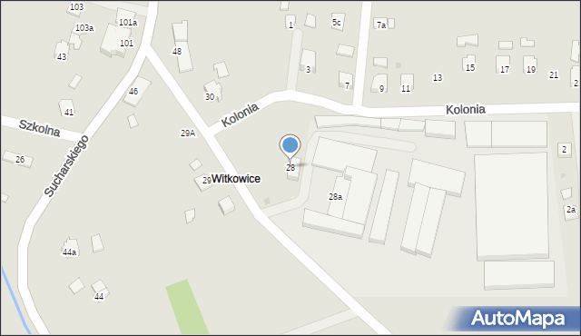 Ropczyce, Pałacowa, 28, mapa Ropczyce