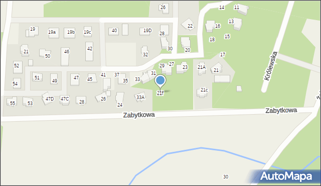 Rozalin, Parkowa, 21f, mapa Rozalin