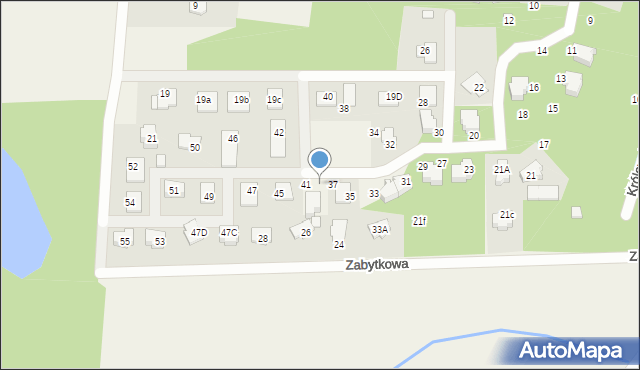 Rozalin, Parkowa, 39, mapa Rozalin